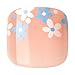 KISS imPRESS No Glue Pedi Press-On Nails, Design, 'Paradise Ticket', Light Beige, Short Size, Squoval Shape, Includes 24 Nails, Prep Pad, Instructions Sheet, 1 Manicure Stick, 1 Mini File