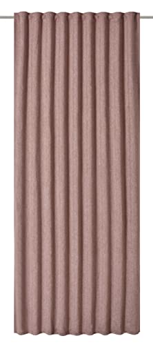 Elbersdrucke Gardine mit verdeckten Schlaufen Tender 14 Altrosa verdunkelnd...