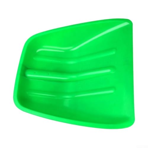 Aprilsunnyzone 1 pala in plastica per neve e ghiaccio, per rimuovere la neve, con bordo arrotondato, in plastica spessa, leggera e portatile (verde)