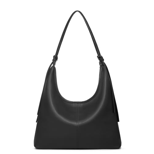 Bolso Hobo Vegano para Mujer, Suave Tote con Borla miniatura 1