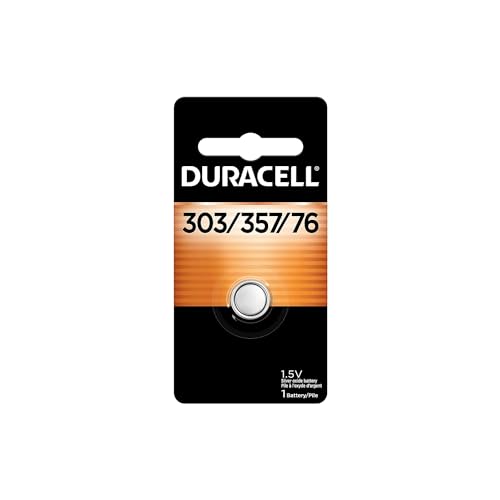 Pila botón DURACELL DU303/357-3PK para reloj y calculadora