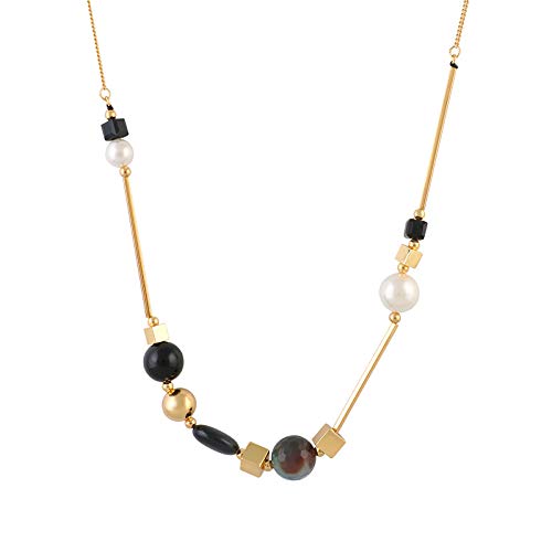 Collier de chaîne de pull géométrique pour rompre la monotonie des hauts unis en hiver