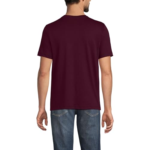 Lands' End Men's Short Sleeve American-Grown Supima Cotton Tee with Pocket2