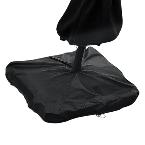 Générique Copertura di protezione per base ombrellone, copertura quadrata per esterni anti-UV, impermeabile, regolabile, in tessuto Oxford 600D, per giardino, piscina, spiaggia, picnic