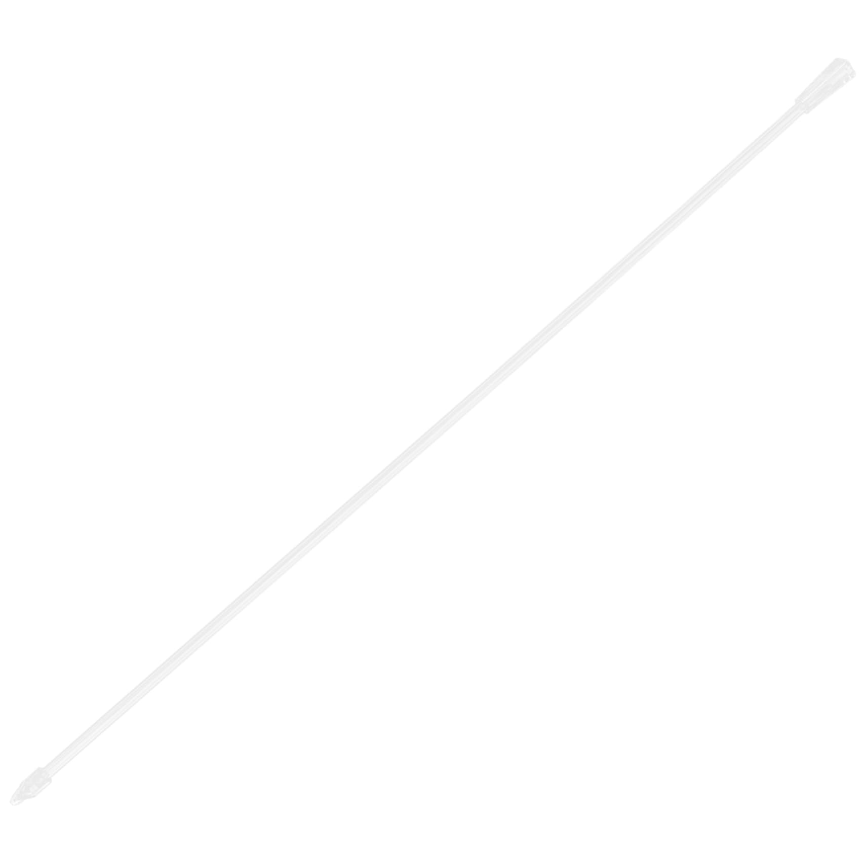 Hemobllo Tringle à Rideau pour Store Vénitien, Tige de Remplacement en PP, Légère et Robuste, Surface Lisse, avec Crochet pour Fenêtre
