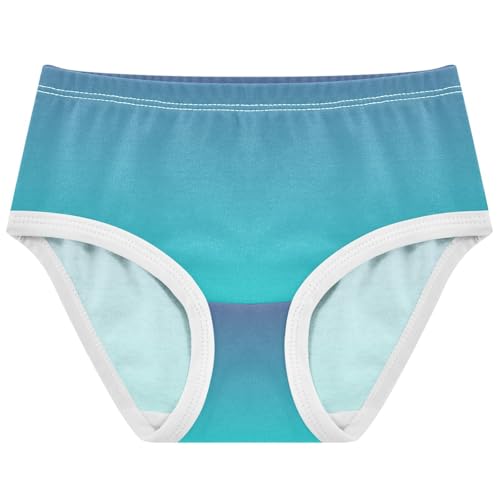 Joisal Violet Turquoise Blue Gradient Girls Underwear Toddler 2t Cotton Cute Panties Girl Designer Briefs Underpants