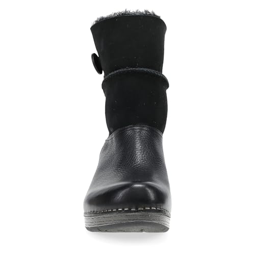 Dansko Multi-Look Fur Boots for Women Lilith Winter Boot with Real Shearling Shaft and Button Closure for Adjustable Fit and Style4
