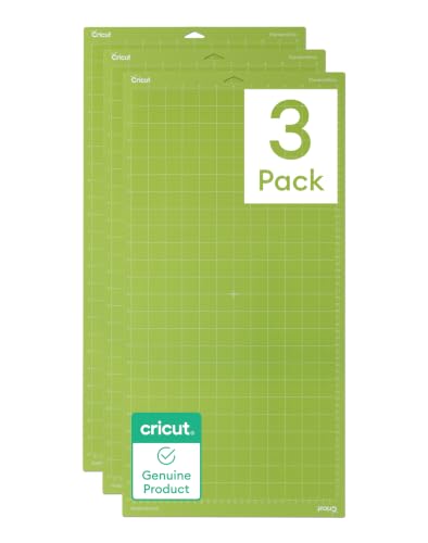 Image of Cricut StandardGrip Machine Mats 12in x 24in, Green (3 Count) | Reusable Cutting Mats for Crafts with Protective Film -Compatible with Cricut Explore & Maker