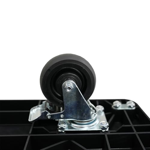 Carretilla Plataforma Plegable 880 lb con Ruedas Giratorias miniatura 4