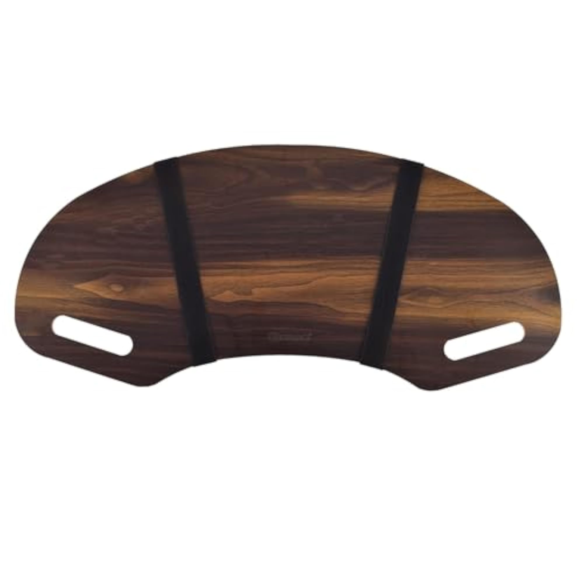 Wood Curved Lap Desk with Strap for Study Pad