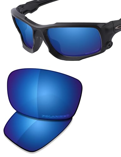 Image of SAUCER Premium Replacement Lenses & Nosepads for Oakley Si Ballistic Shocktube OO9329 Sunglasses