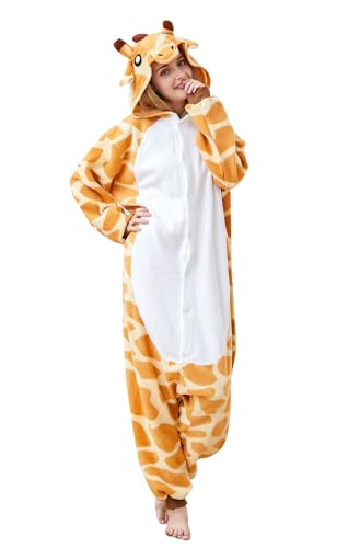 Newromper Giraffe Onesie Adult Cosplay Costume Halloween Outwear Small
