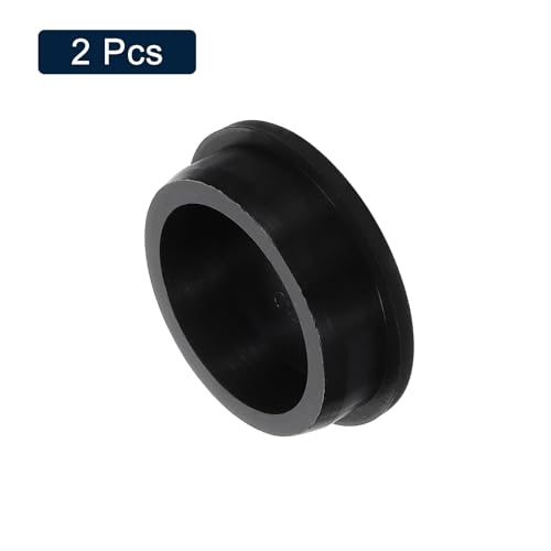 Image of uxcell 2 Pcs Black Plug Holes, Waterproof Rubber Button Plug for 48mm / 1.89 inch Hole
