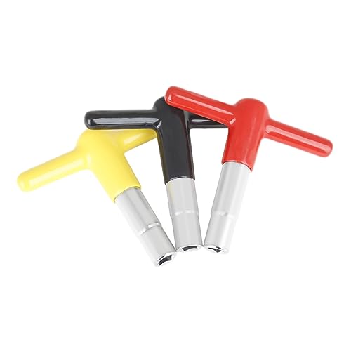 OFFSCH Drum Tuner Key Tool Set 3 Universal Drum Wrenches Non-slip Silicone Handles for Easy Tuning