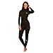 BILLABONG Womens Synergy 4/3mm Back Zip GBS Muta - Tie Dye Nero - Strati Termici Termici Caldi Facili Elasticizzati