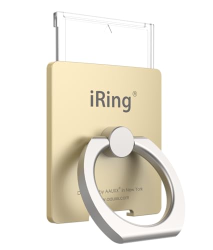 iRing Link Doré Support de Téléphone Haute Qualité en Métal Poli Fabriqué en Corée