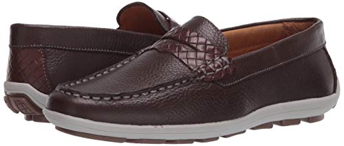 Image of Driver Club USA Kids' Kids Made in Brazil Fashion Genuine Leather Driving Loafer with Penny Detail