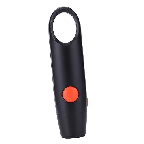 Silbato deportivo plástico negro para fútbol miniatura 1