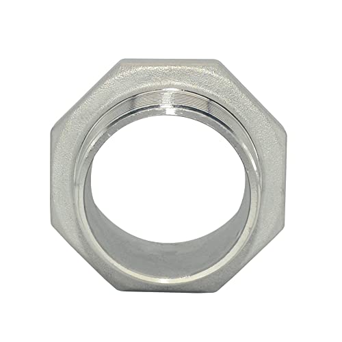 Image of DAN SPEED 1-1 /2 inchx1 /2 inchMale Hex Nipple Threaded Reducer Pipe Fitting Stainless Steel 304 NPT (2 inch*1-1 /2 inch)