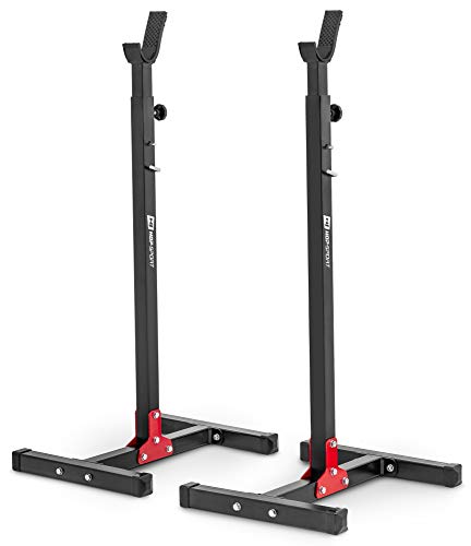 Hop-Sport Hantelständer Hantelablage für Langhantel Langhantelständer Kniebeugenständer Squat Rack HS-1002L bis 250kg belastbar