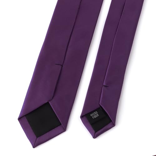 Image of Skinny Tie Men Women 2 inch (5CM) Slim Necktie Solid Thin Ties Formal