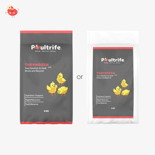 Image of Thermozen WS - Water-Soluble Poultry Heat Stress Supplement | Electrolytes, Vitamins, & Probiotics for Dehydration, Gut Health, & Immunity - 5 KG