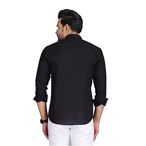 Image of Man Slim Fit Cotton Casual Shirt