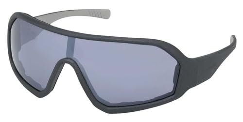 Harley-Davidson Men's Blistering Fixed Foam Sport Sunglasses, Silver Mirror Lens