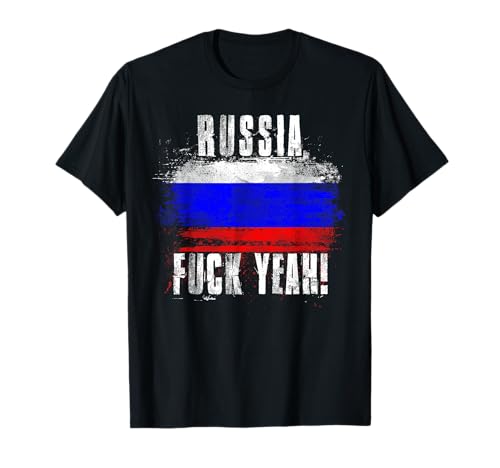 Russia Fuck Yeah! - Lustiger Russian Stolz T-Shirt