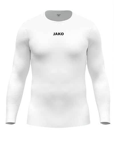 JAKO Unisex Longsleeve-Shirt Function, weiß, L