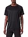 Produktbild MEETYOO Sportshirt Herren, Laufshirt Kurzarm T Shirts Männer Funktionsshirt Atmungsaktiv Fitnessshirt für Running Jogging Gym, Schwarz, L