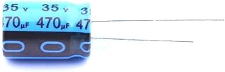 10 Pcs Aluminum Electrolytic Capacitor Dip 470uF±20% 35V Radial Lead, 10x16mm ECR1VPT471MLL100016 Rectifier