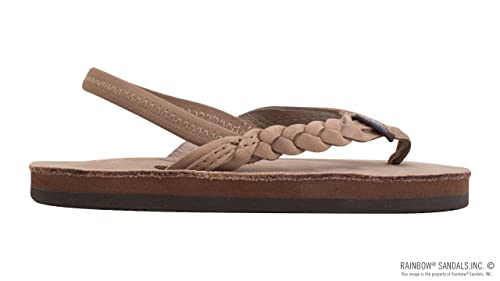 Image of Rainbow Sandals Kid's Single Layer Premier Leather Flirty Braidy