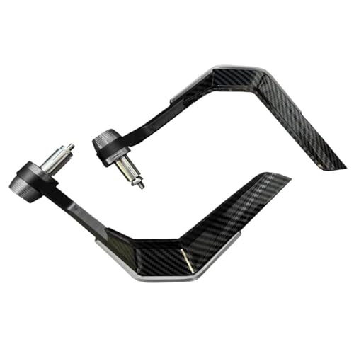 Protecteur guidon moto en carbone 7/8 pouces universel avec renfort en aluminium
