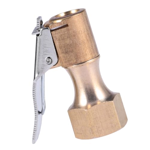 Anneome Locking Tire Inflator Air Compressor Attachments with Air Valve Adapter