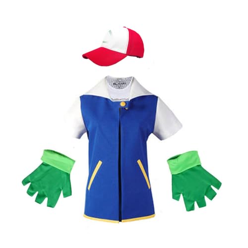 Dunsuns Halloween Cosplay Costume Jacket Gloves Hat set for Adult and Kids (5-6 Years)