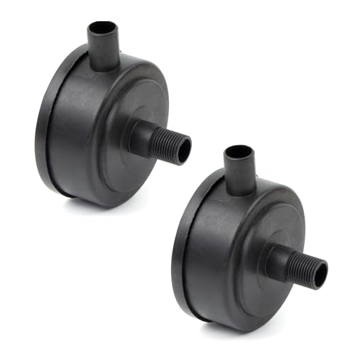 Luftkompressor Schalldämpfer Kompressor Luftfilter Ansaugfilter, 2 Stück 20mm 1/2PT Außengewinde Filter Ersatz Filterpumpe Luft-kompressor Ersatzteile für Kolben Kolbenkompressor