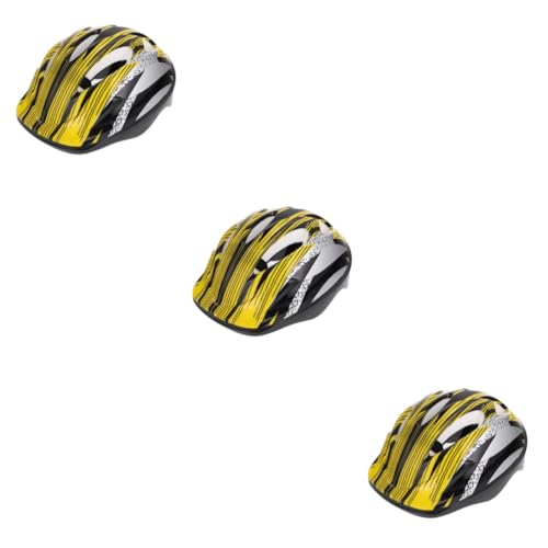 TOYANDONA 3 Piezas Casco de Seguridad para Casco de Patinaje y Bicicleta con Ventilación Protección Infantil para Actividades