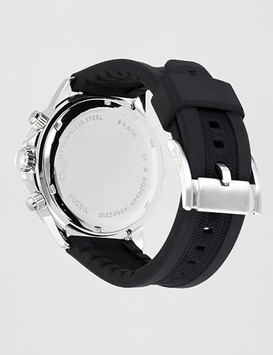 Image of Fossil Bannon Multifunction Black Silicone Watch