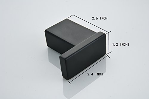 Klabb Hbb-40 Square Type Sus 304 Stainless Steel Coat Hook Single Towel/Robe Clothes Hook thumb #5