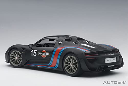 AUTOart Porsche 918 Spyder Martini – Escala 1:18 miniatura 2