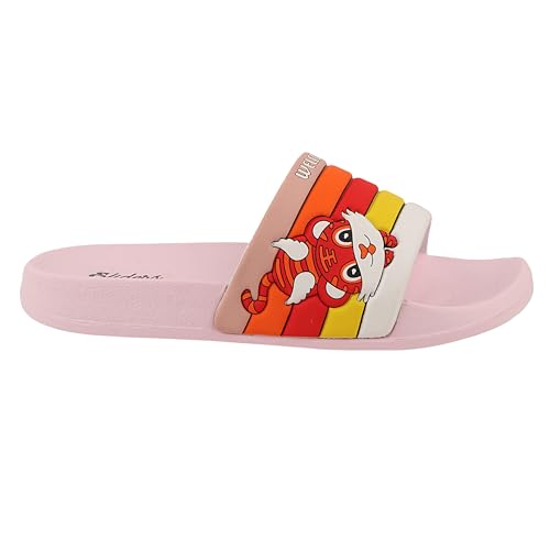 Image of URJO unisex-child Urjo Cubs Kid's Sliders /Slippers Lightweight Super Flexible Stylish Dailywear Sliders /Slippers Boy's & Girl's Slipper