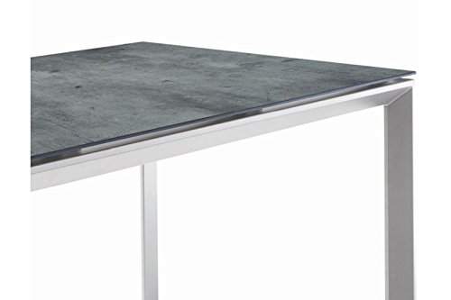 Sieger Exklusiv HPL-Tischplatte Polytec, Zement Graphit ca. 160x90 cm