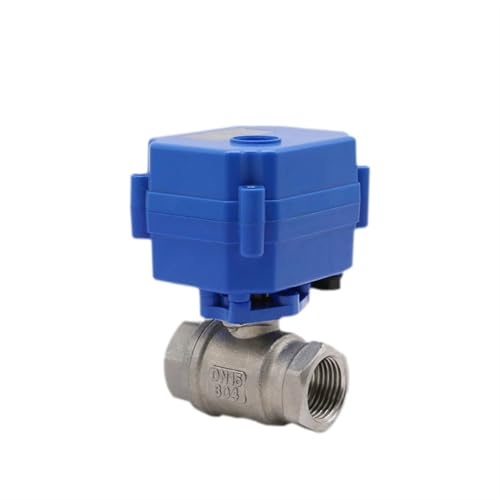 Válvula motorizada CR02 de 1 pulgada en acero inoxidable 12VDC 6