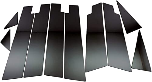 BRIGHTZ CX-8 超鏡面ステンレスブラックメッキピラーパネル バイザー有用 6PC 【 PIL－BLA－391 】 KG2 KG G2 2P CX8 C X 8のサムネイル