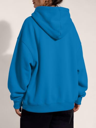 Image of Trendy Queen Women Oversized Hoodies Fall Outfits | Gentle Skin Feel, Aesthetic Drop Shoulder, Large Kangaroo Pocket, Seamless Daily Outfit Match