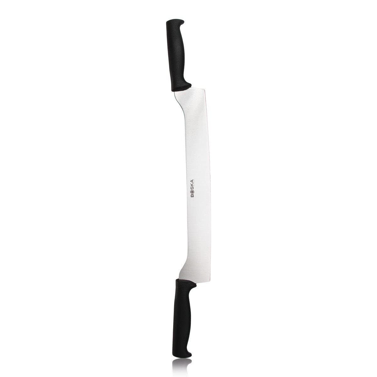 BOSKA Doppelgriffmesser Profi Schwarz 360mm - Käsemesser - Holländisches Käsemesser - Professionelles Käsewerkzeug - Käseschneider - Für Käseräder
