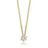 MATERIAL 14 Karat (585) Gelbgold Diamanten 0.1 Ct Gewicht 1.38 Gr