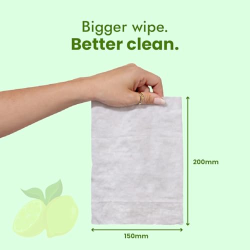 Image of Claret Refreshing Wet Wipes With Natural Lemon Extract For Face & Body | 25 Pulls | 100% Ultra Purified Water | pH Balanced & Alcohol-Free (Pack of 9)