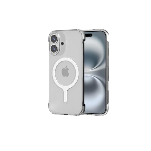 MOFT iPhone 16 plus�p MagSafe�Ή��P�[�X | ��Ԕ��ˑf�ލ̗p | ���̓}�O�l�b�g���� | �w���y���݌v | �����P�[�X | �ی�P�[�X | ���΂ݖh�~�E�C�菝�h�~�E�w��h�~ | ���C�����X�[�d�Ή� | (�N���A�P�[�X)